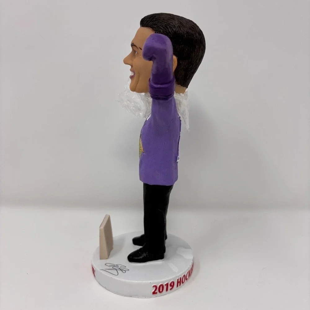 Chicago Blackhawks Eddie Olczyk Bobblehead 10/27/19 Hockey Fights Cancer SGA NIB